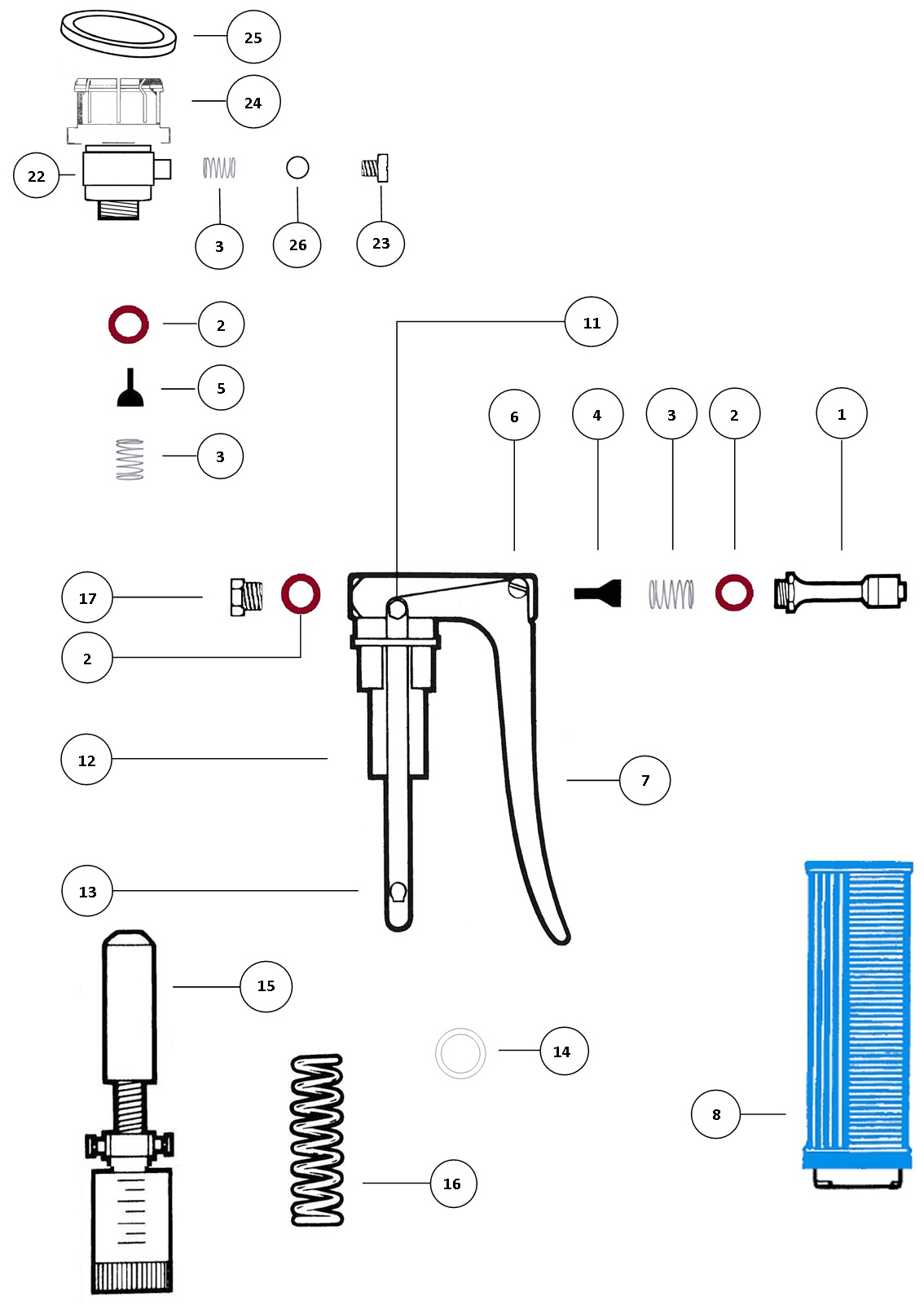 ANEL DE BLOQUEIO MULTIFIT 22MM